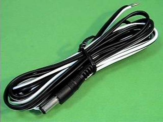 Wtyk prosty DC 2.1x5.5 z przewodem