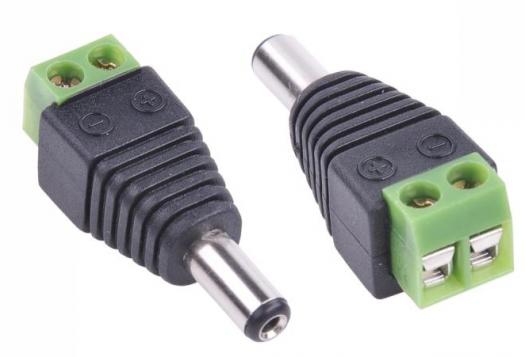 Wtyk prosty DC 2.1x5.5 z szybkoz��czem